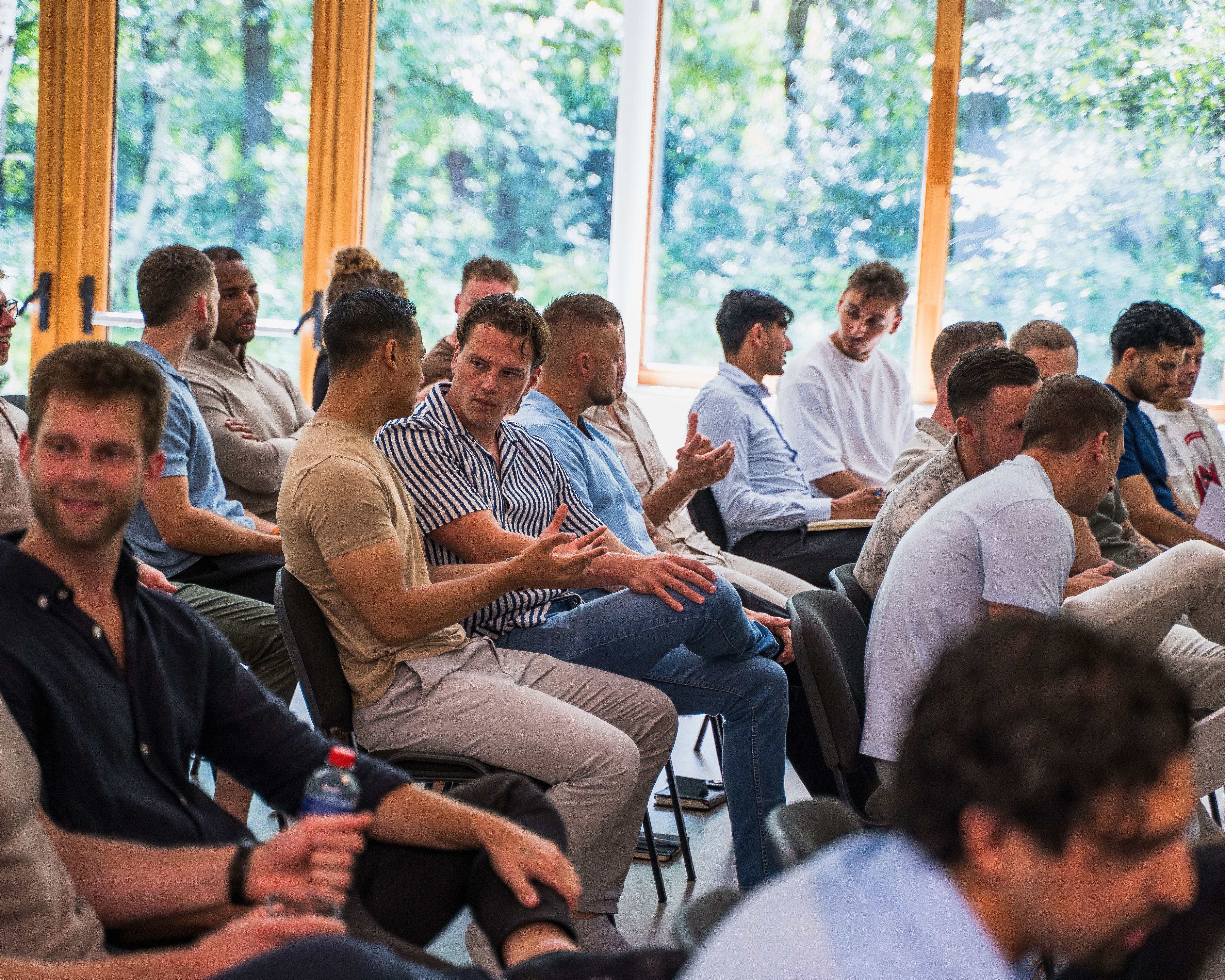 Cliënten in gesprek